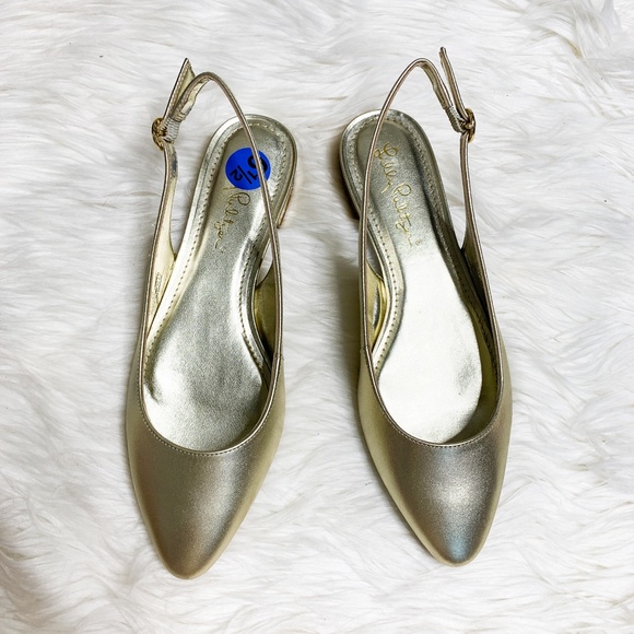 LILY PULITZER ella sling back flats - Picture 1 of 11